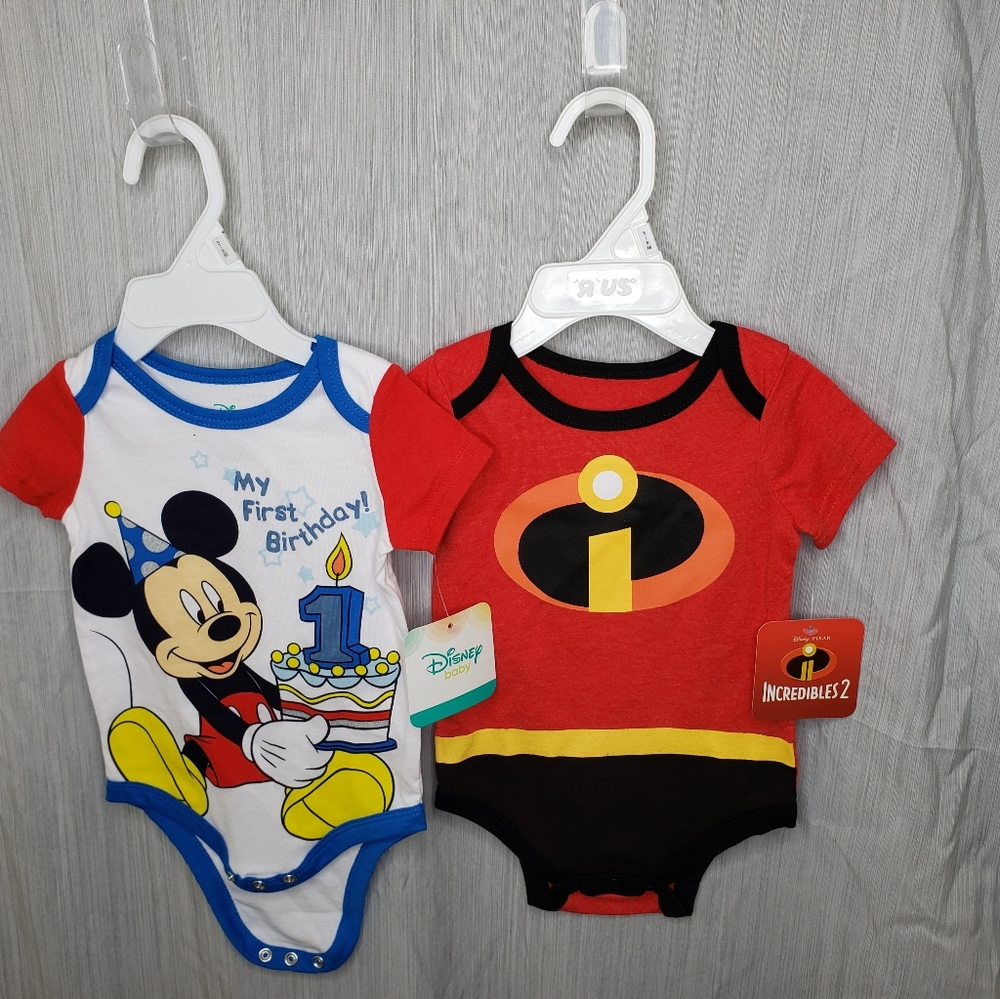 2 3-6 month baby one piece